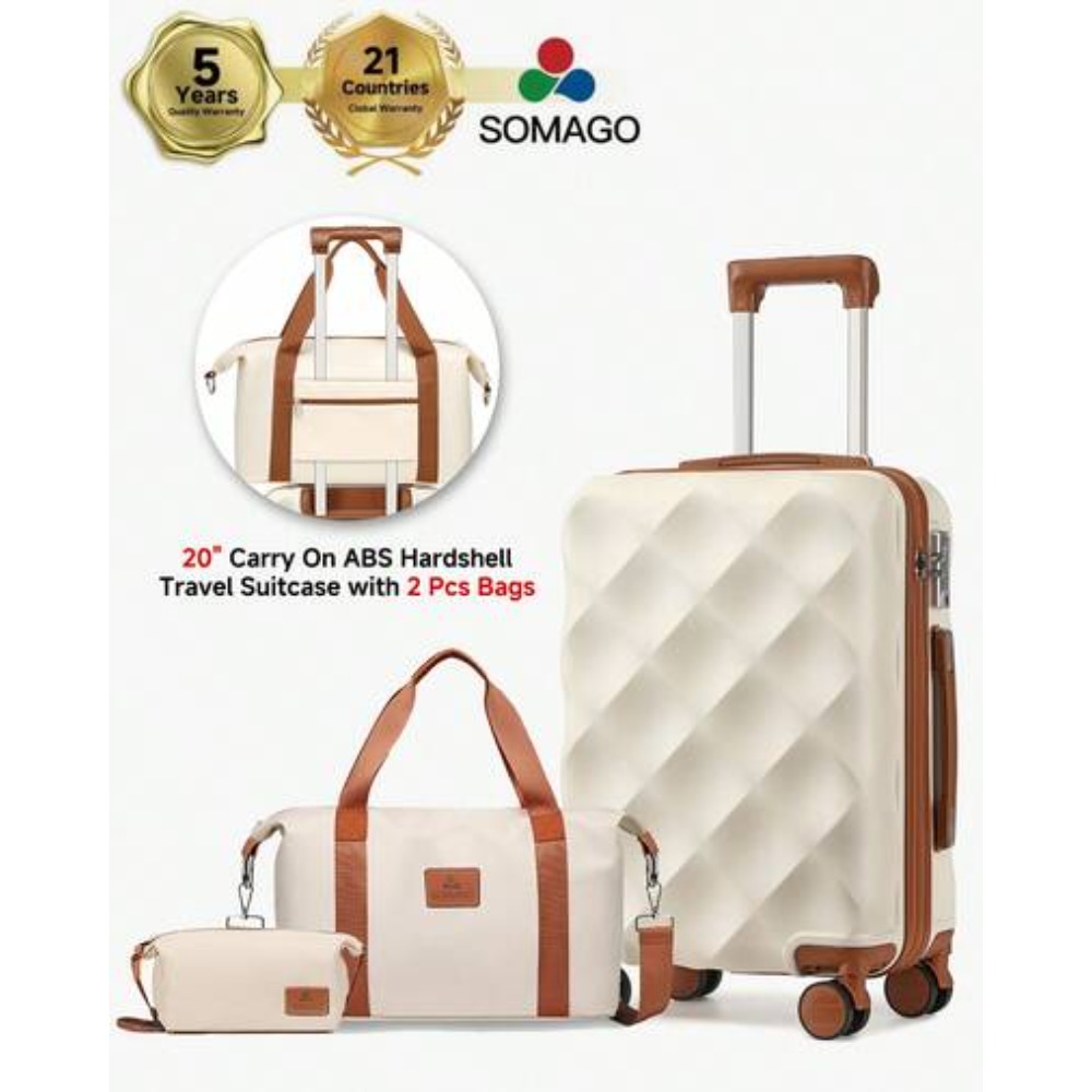 Travel Lock Tsa Approved - Lichtgewicht hardshell ABS 20 inch handbagagekoffer