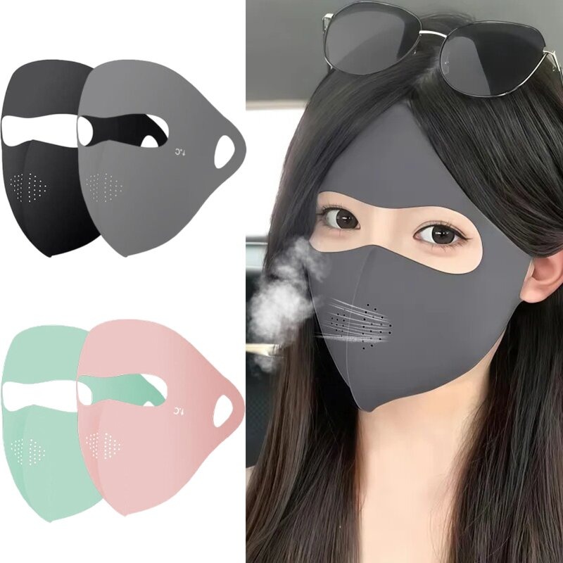 Travel Accessories Aesthetic - Nieuw UV-gezichtsmasker met volledige gezichtsbedekking Herbruikbare