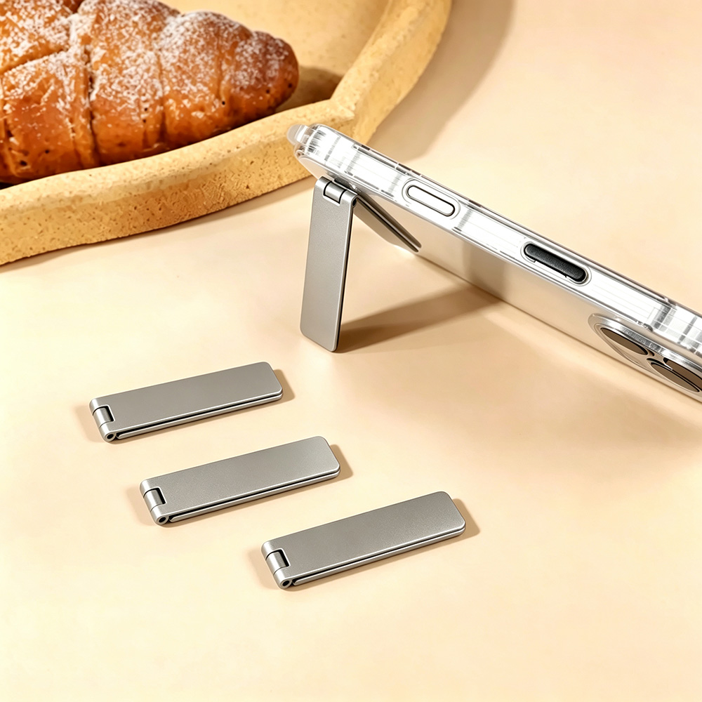 Travel Accessories Gift Ideas - Metalen telefoonstandaard Ultradunne, onzichtbare mobiele telefoonhouder