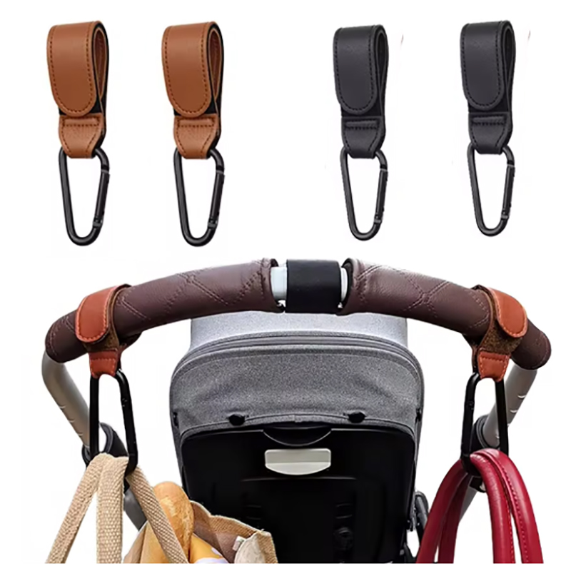 Travel Accessories For 4 Year Old - Kinderwagen Haak Mode PU Leer Verstelbare