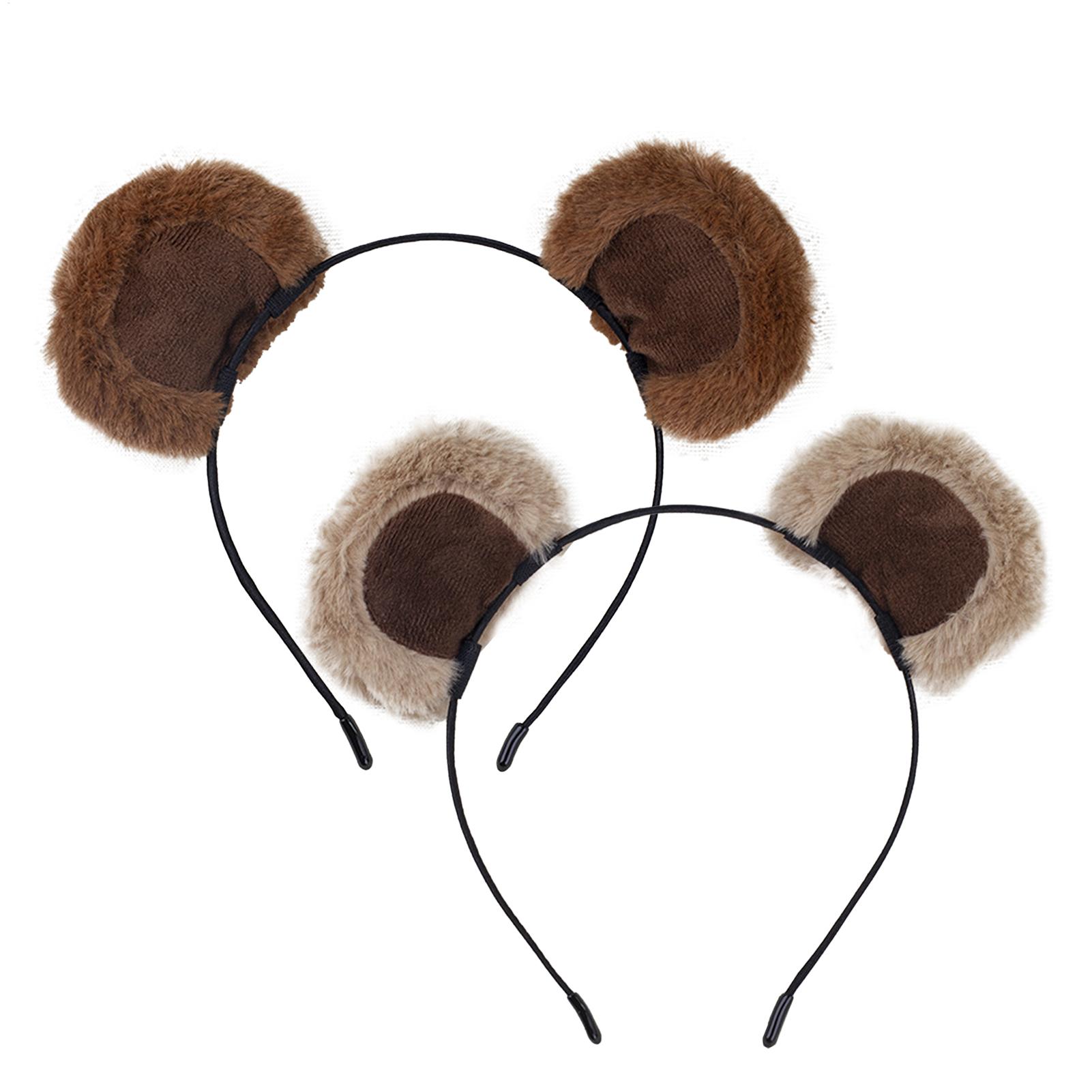 Travel Accessories For 4 Year Old - Pluche beer oorhoofdbanden Zachte chipmunk oorhoofdband
