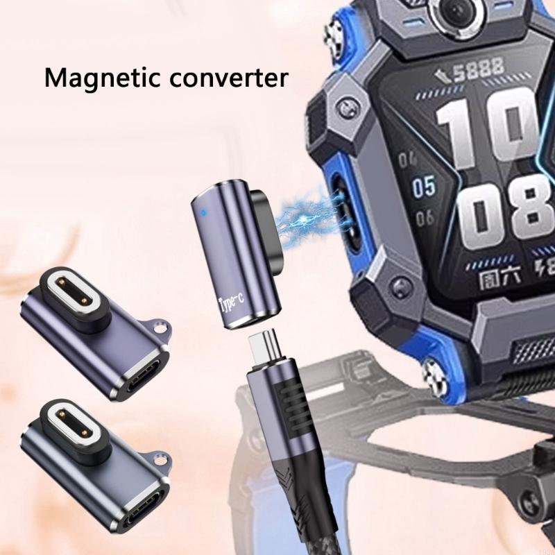 Travel Accessories With Kids - 193A magnetische adapters Type C oplaadinterfaces