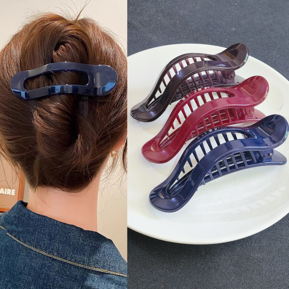 Travel Accessories Aesthetic - Grote platte eendenbek haarclips Sterke grip