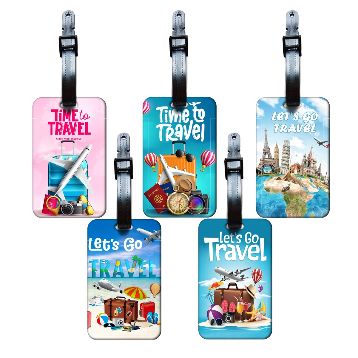 Travel Accessories International - Reisstijl bagagelabel Heren Dames Reisbagagelabel Klassieke