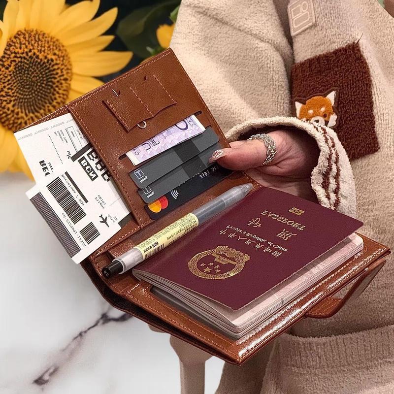 Qantas Travel Accessories - Reispaspoortportemonnee Dames Heren Kaarthouder RFID-blokkerende creditcard