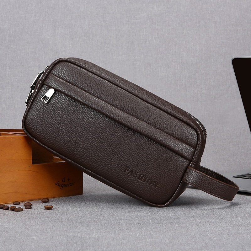 Travel Accessories Box - Vintage handtas voor heren, grote capaciteit,