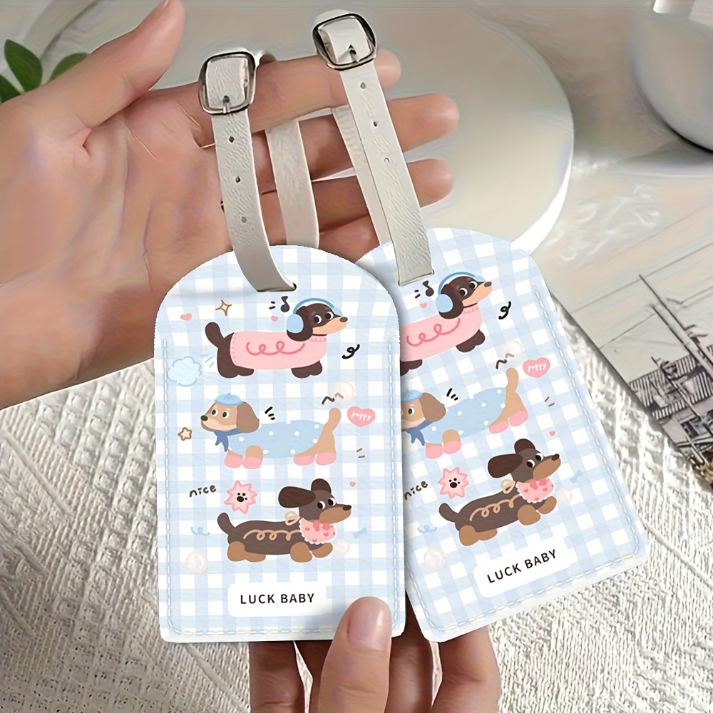 Travel Accessories As Gifts - Bagage-etiket van PU-materiaal, een stevige ID-tag