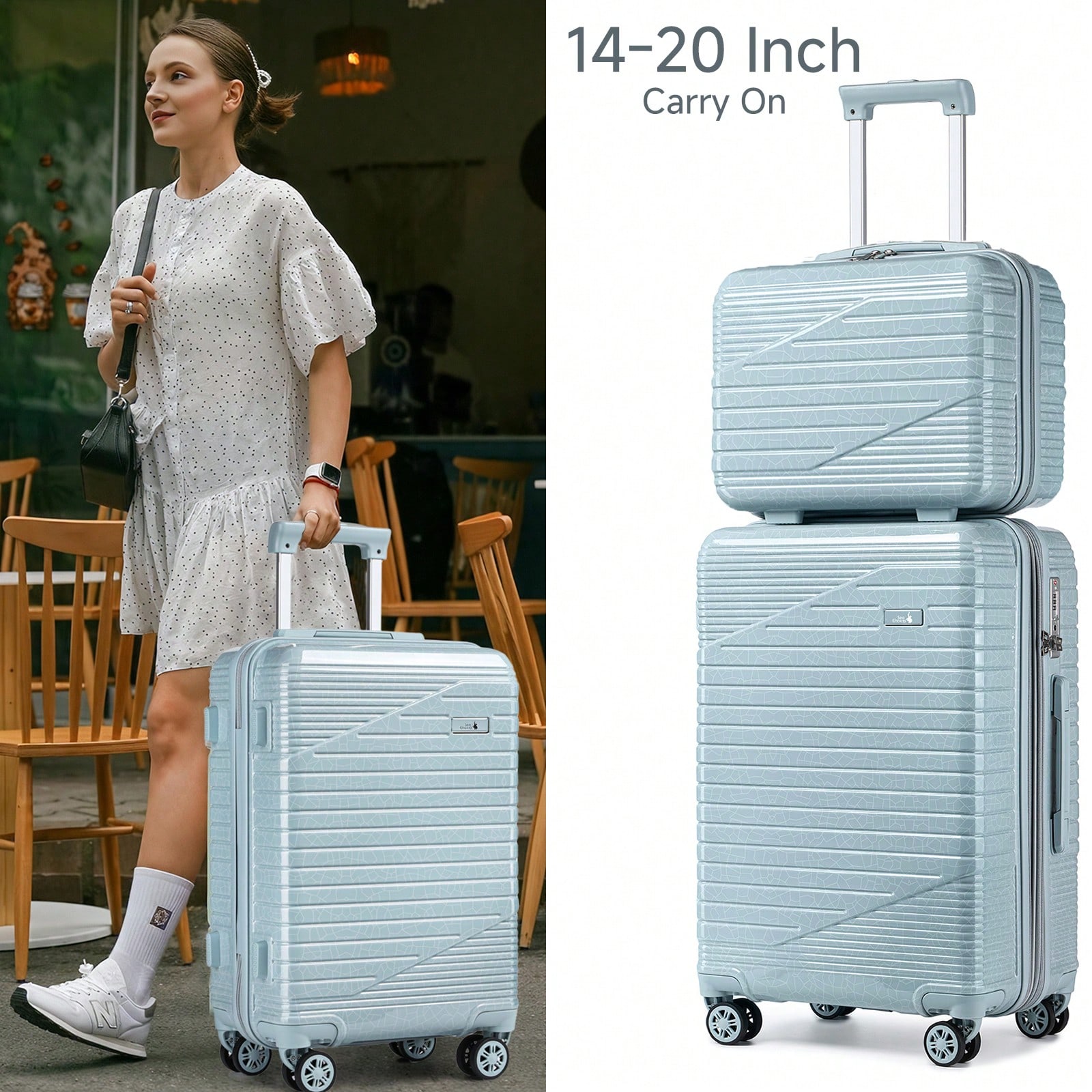 20 inch handbagage, harde koff - Travel Lock Tsa Approved recensie en prijs