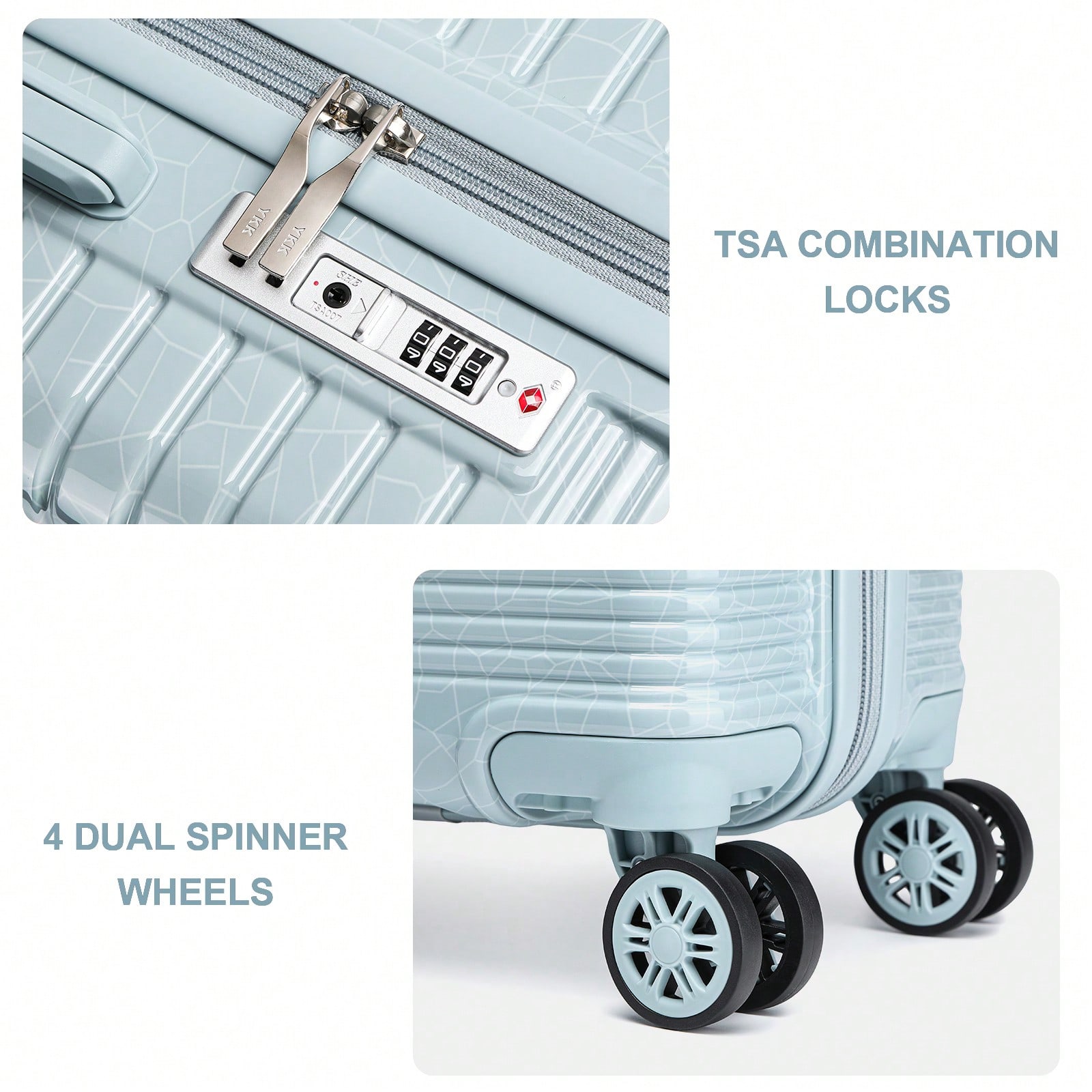 20 inch handbagage, harde koff - Travel Lock Tsa Approved recensie en prijs