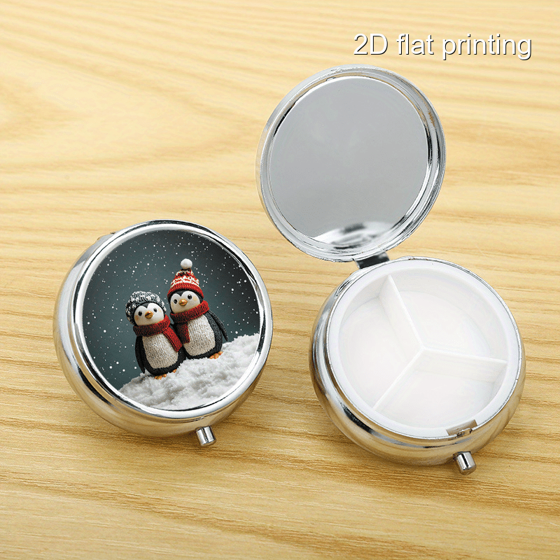 Winter Penguin 7-patroon ronde - Travel Accessories As Gifts recensie en prijs