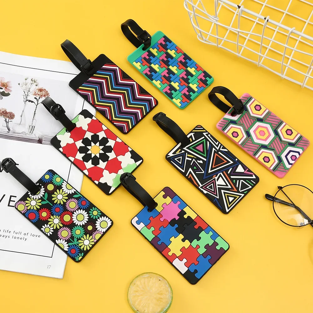 1 STKS Geometrische Bagagelabe - Travel Accessories International recensie en prijs
