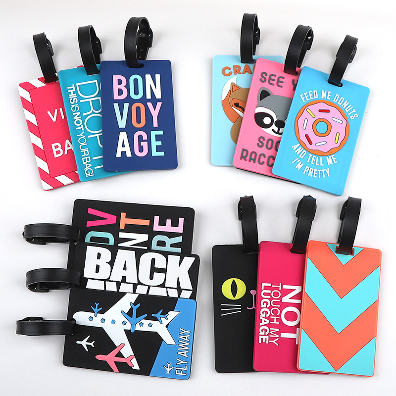 1pc Cartoon Dier PVC Bagagelab - Travel Accessories International recensie en prijs