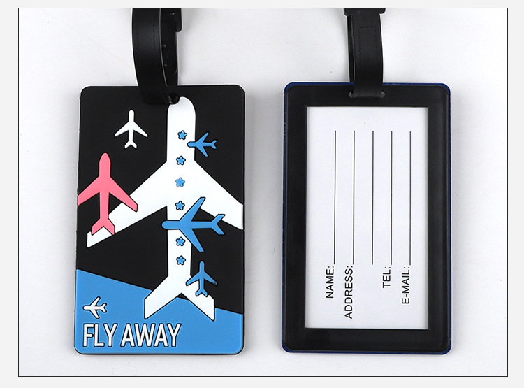 1pc Cartoon Dier PVC Bagagelab - Travel Accessories International recensie en prijs