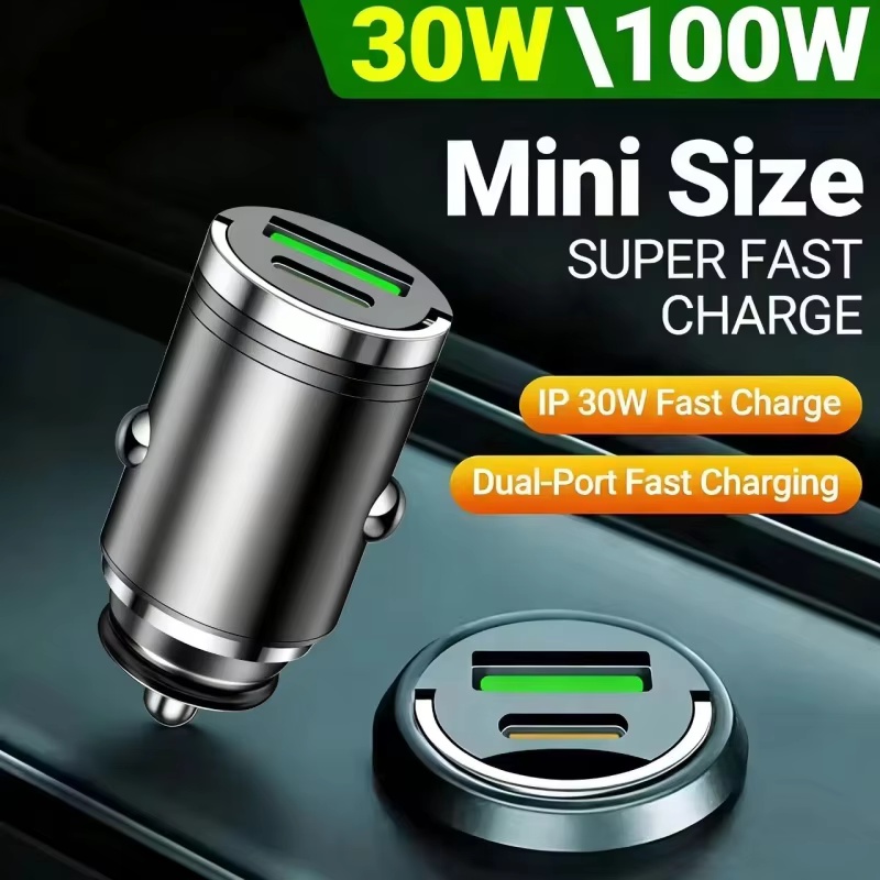 100W PD USB Autolader Aansteke - Travel Plug Type C recensie en prijs