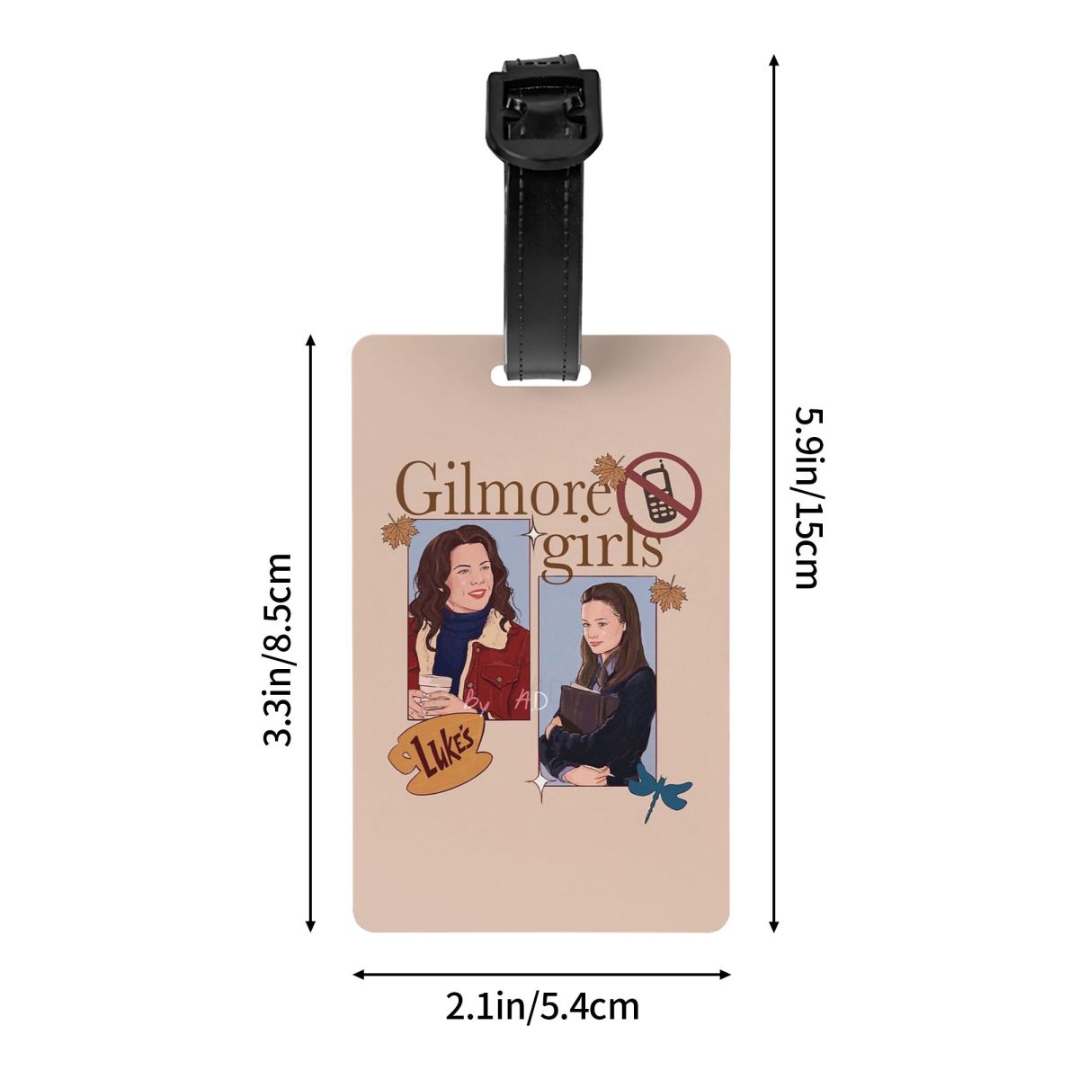 Gilmore Girls Graffiti Bagagel - Travel Accessories International recensie en prijs