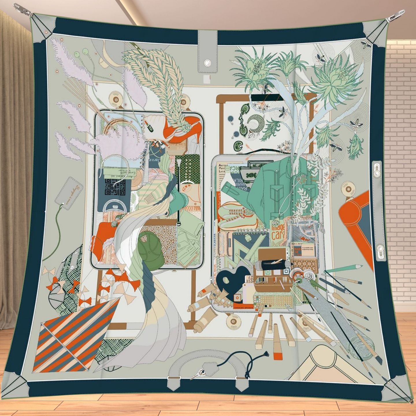 90cm Twill Zijdeachtige Vierka - Travel Accessories Aesthetic recensie en prijs