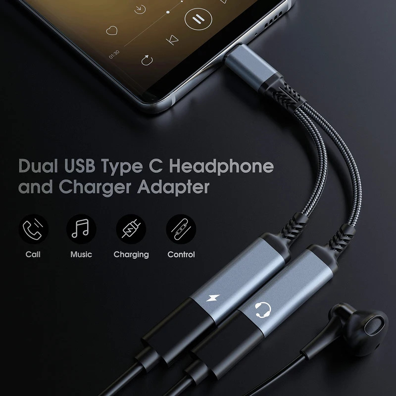 OTG 2 IN 1 USB C-splitter naar - Travel Plug Type C recensie en prijs