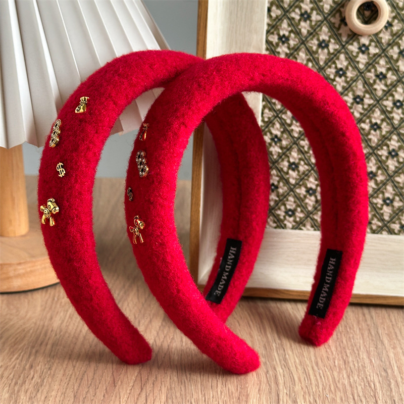 Unieke rode wollen haarband vo - Travel Accessories Kmart recensie en prijs