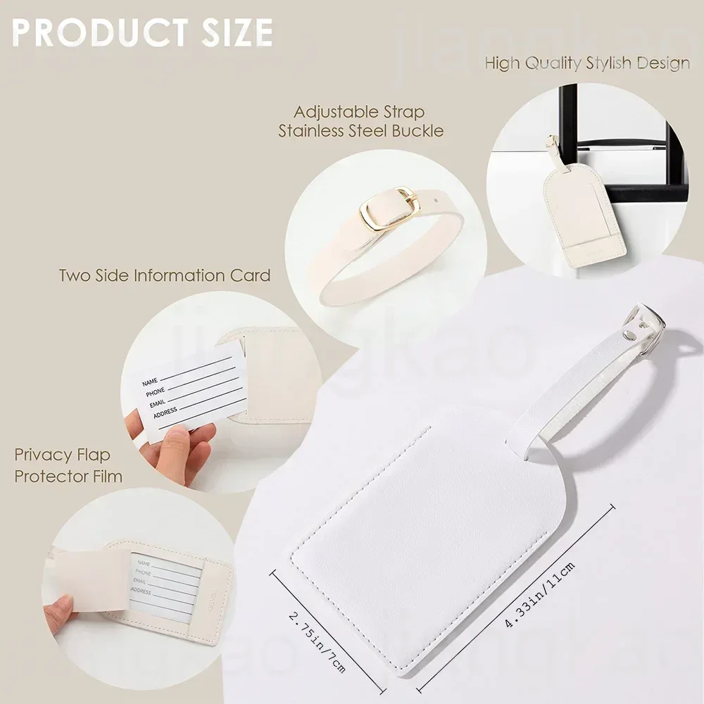Gepersonaliseerde PU-bagagelab - Travel Accessories International recensie en prijs