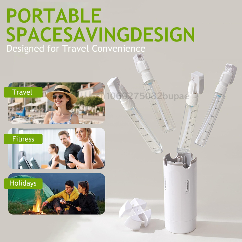 Draagbare 4-in-1 reisdispenser - Travel Accessories And Gadgets recensie en prijs
