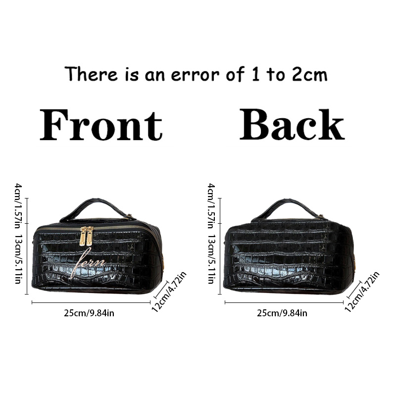 Geborduurde Croc make-up tas,  - Travel Accessories Gift Ideas recensie en prijs